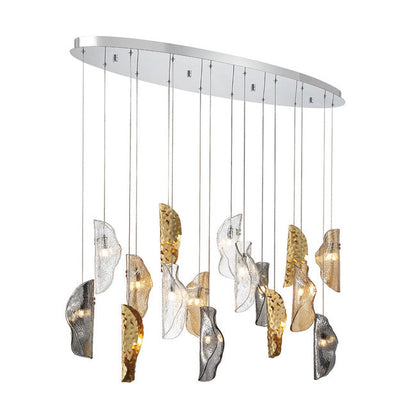 Flare Oval Multi Light Chandelier