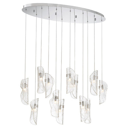 Flare Oval Multi Light Chandelier