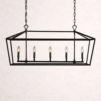 Garnet 41" Rectangular Chandelier