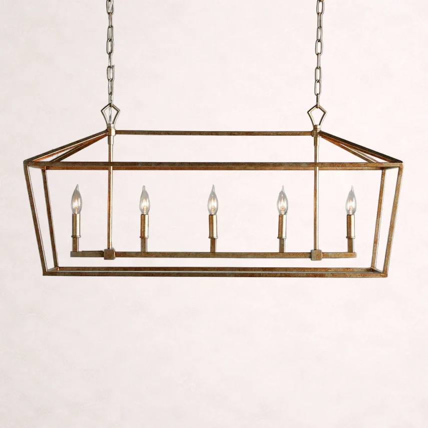 Garnet 41" Rectangular Chandelier