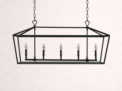 Garnet 41" Rectangular Chandelier