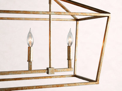 Garnet 41" Rectangular Chandelier