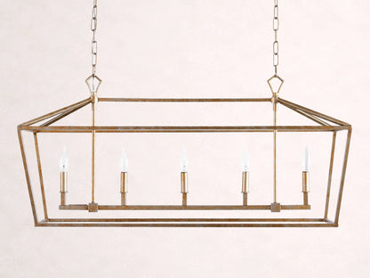 Garnet 41" Rectangular Chandelier