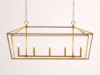 Garnet 41" Rectangular Chandelier