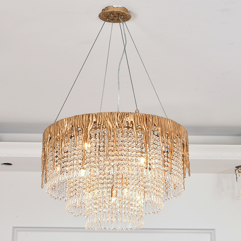 Round Multiple Tier Crystal Chandelier - Richardrider