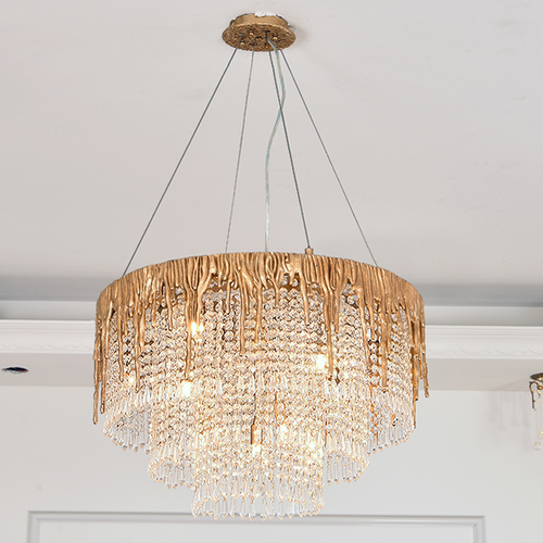 Round Multiple Tier Crystal Chandelier - Richardrider