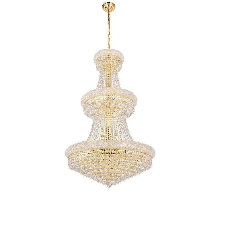 Kaler Elegant Luxury Living Room Three Tier Crystal Chandelier 30" D - Richardrider