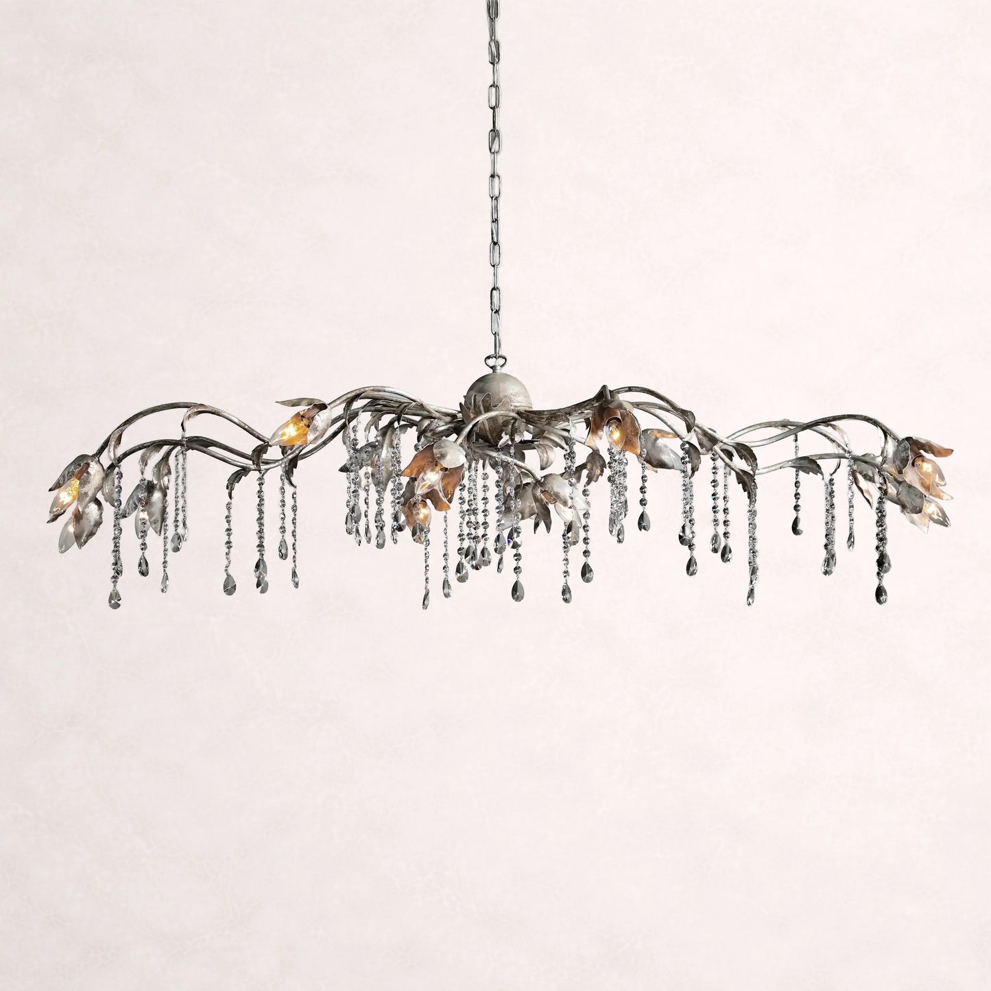 Viticcio Rectangular Chandelier in Silver