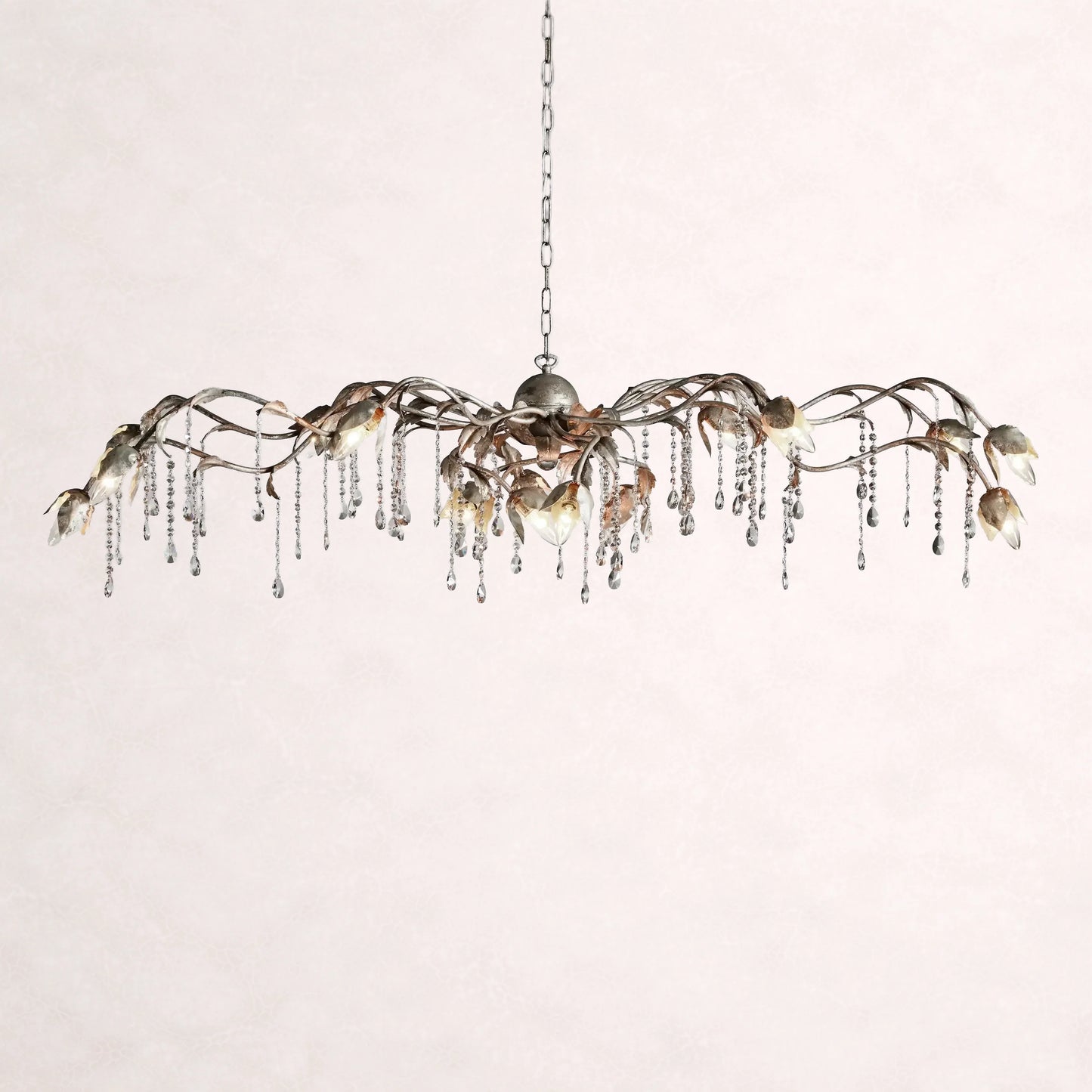 Viticcio Rectangular Chandelier in Silver