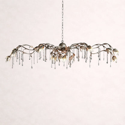 Viticcio Rectangular Chandelier in Silver