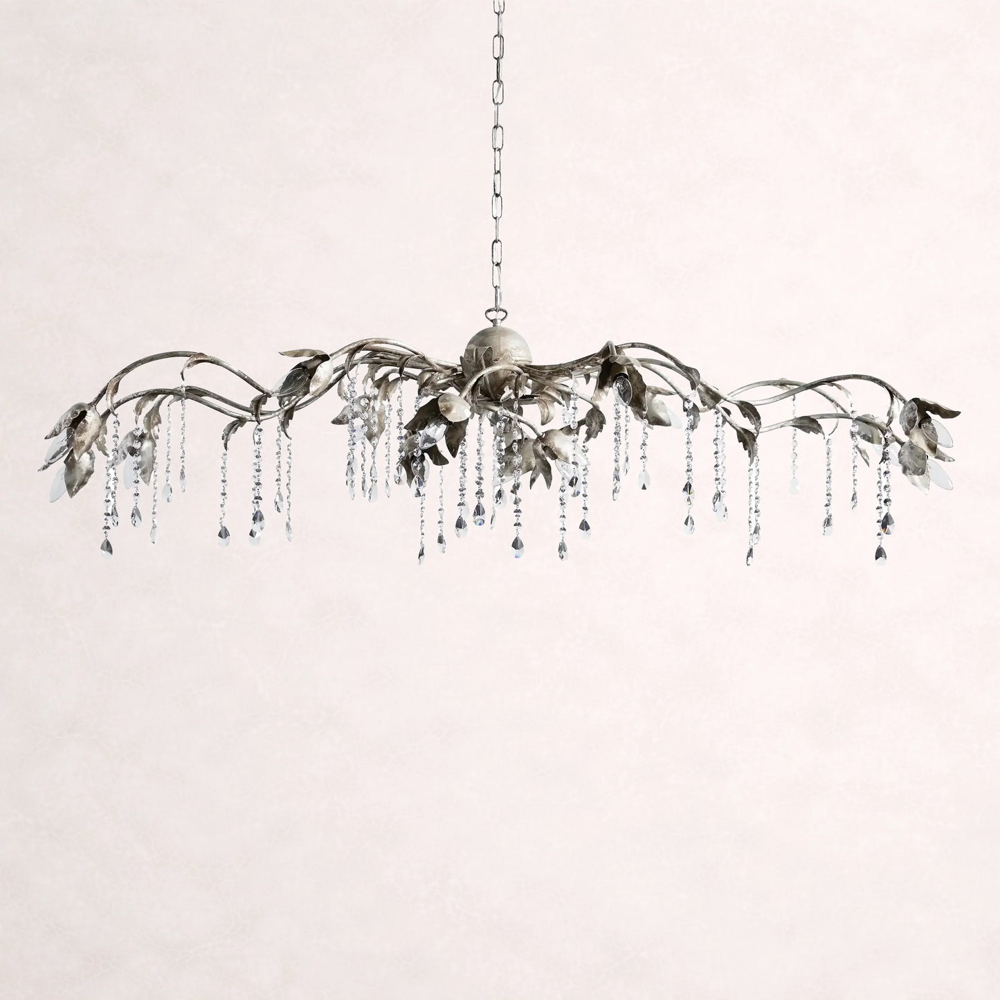 Viticcio Rectangular Chandelier in Silver