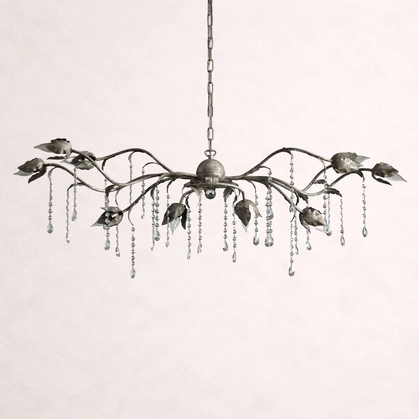 Viticcio Rectangular Chandelier in Silver