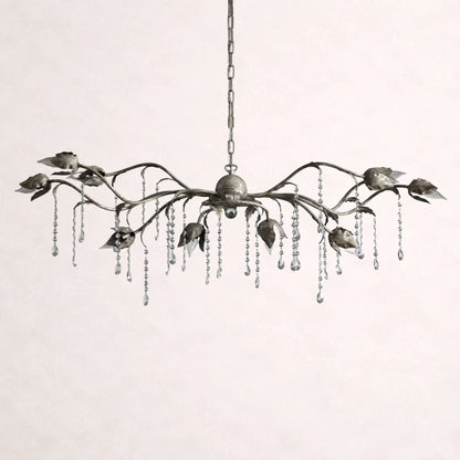 Viticcio Rectangular Chandelier in Silver
