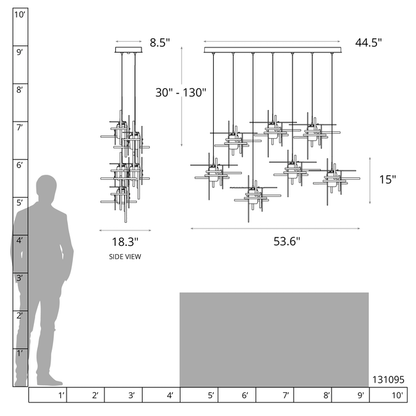 Nova Linear Multi Light Pendant