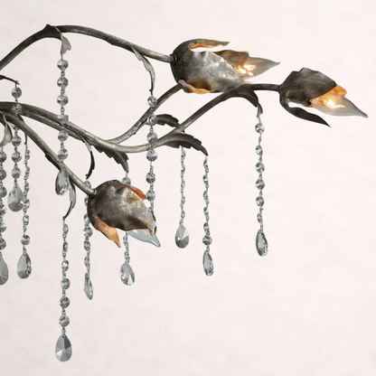Viticcio Rectangular Chandelier in Silver