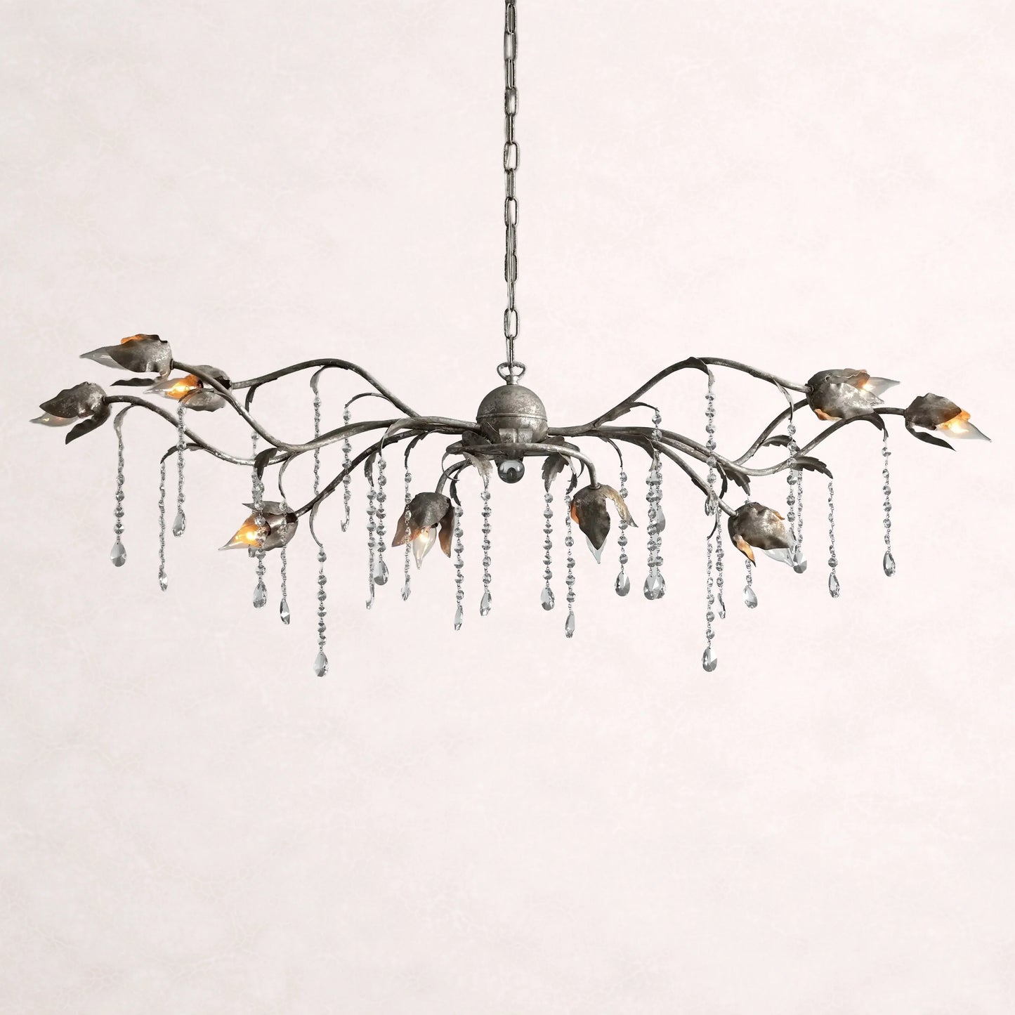 Viticcio Rectangular Chandelier in Silver
