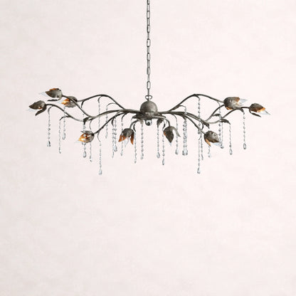 Viticcio Rectangular Chandelier in Silver