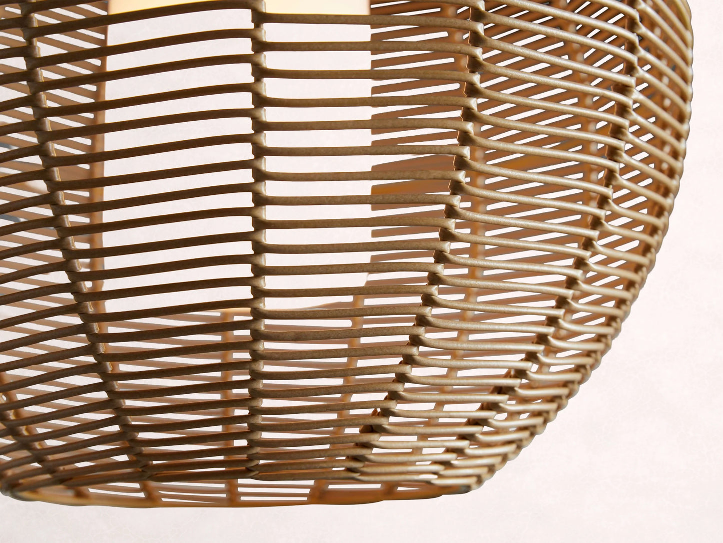 Cohen Globe Wicker Outdoor Pendant 20''D