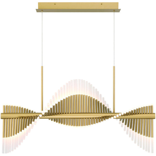 Organic Bloom Linear Chandelier