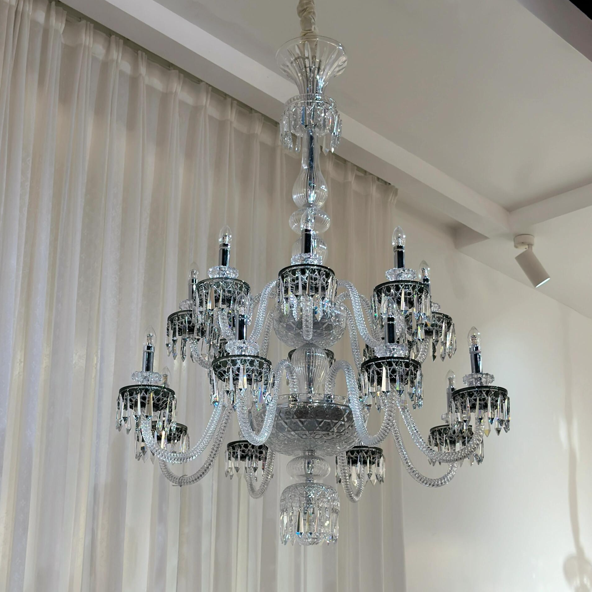 Elegant Crystal Chandelier in Italian Style for Bedroom and Living Room - Richardrider