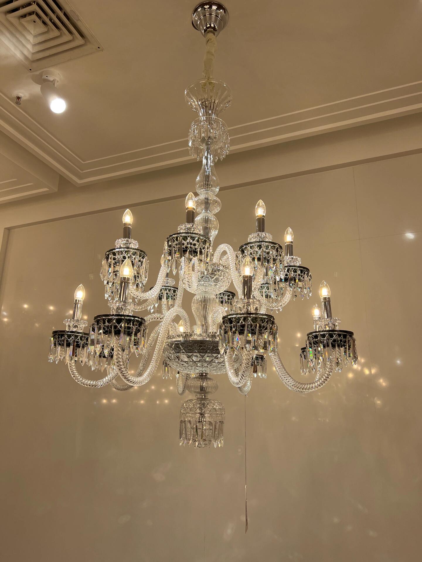 Elegant Crystal Chandelier in Italian Style for Bedroom and Living Room - Richardrider