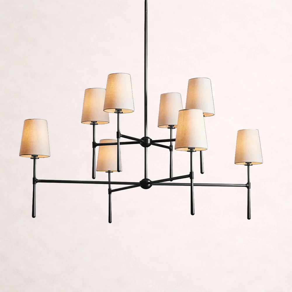 Rhodes 2-Tier Round Chandelier