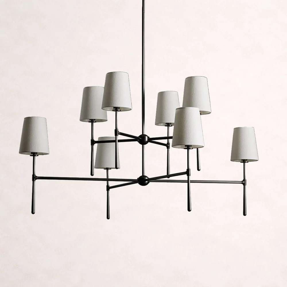 Rhodes 2-Tier Round Chandelier