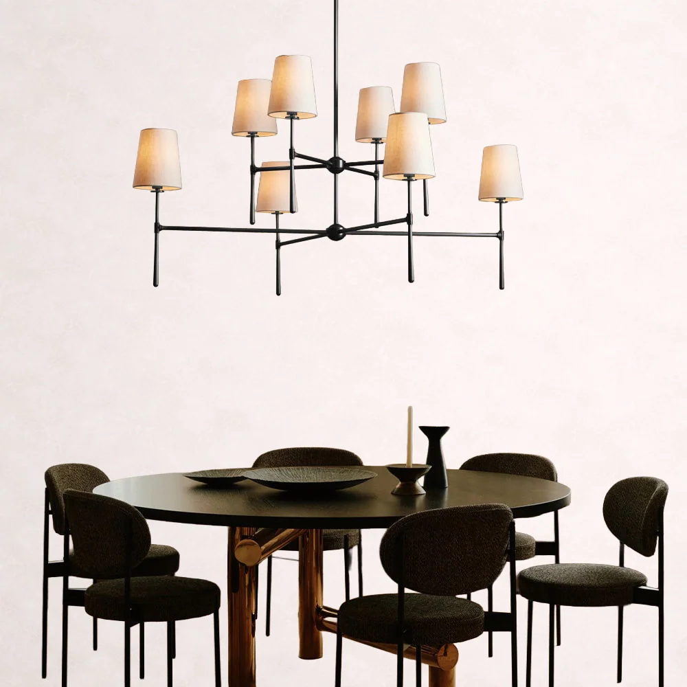 Rhodes 2-Tier Round Chandelier
