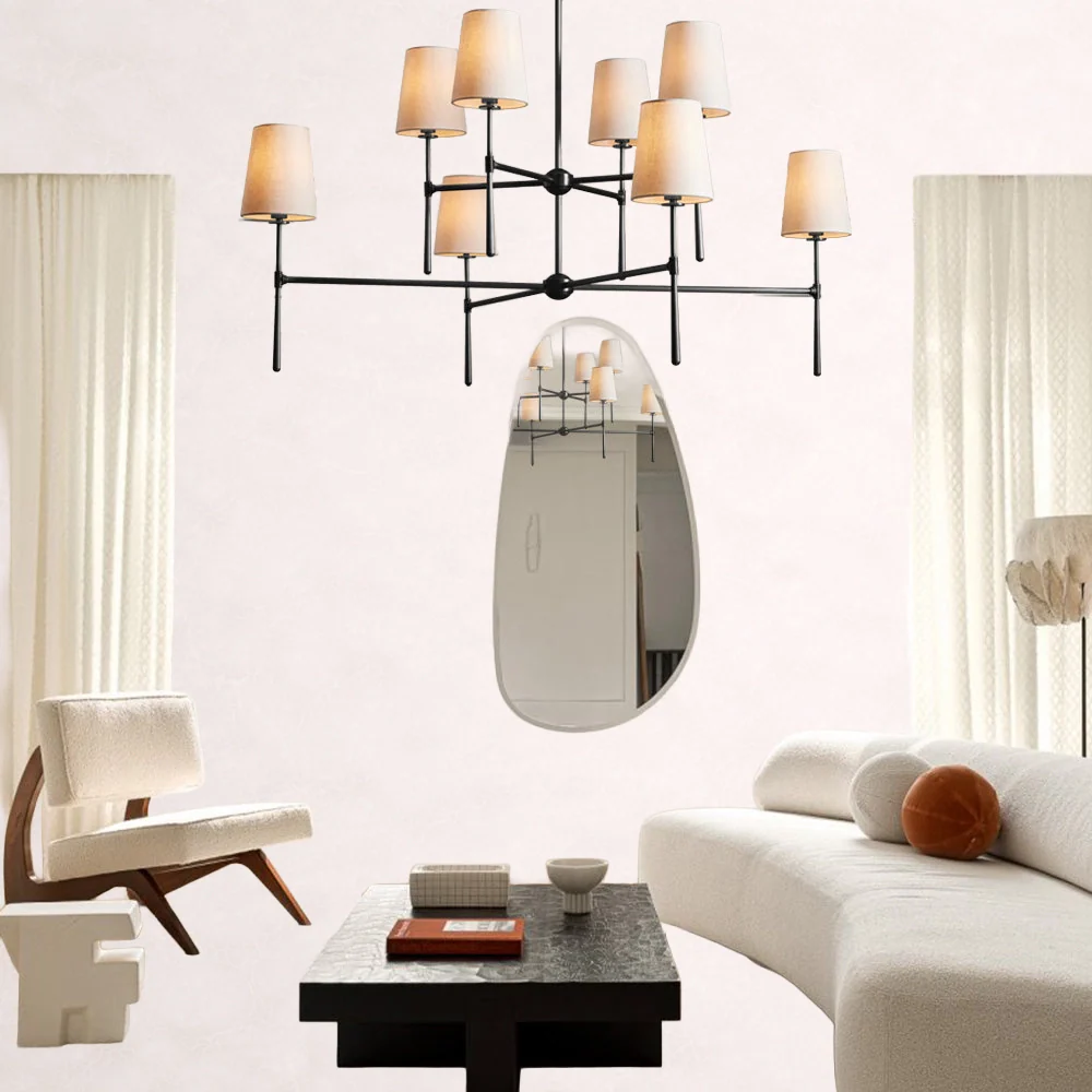 Rhodes 2-Tier Round Chandelier
