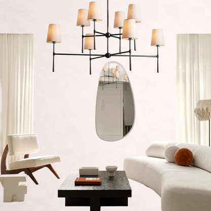 Rhodes 2-Tier Round Chandelier