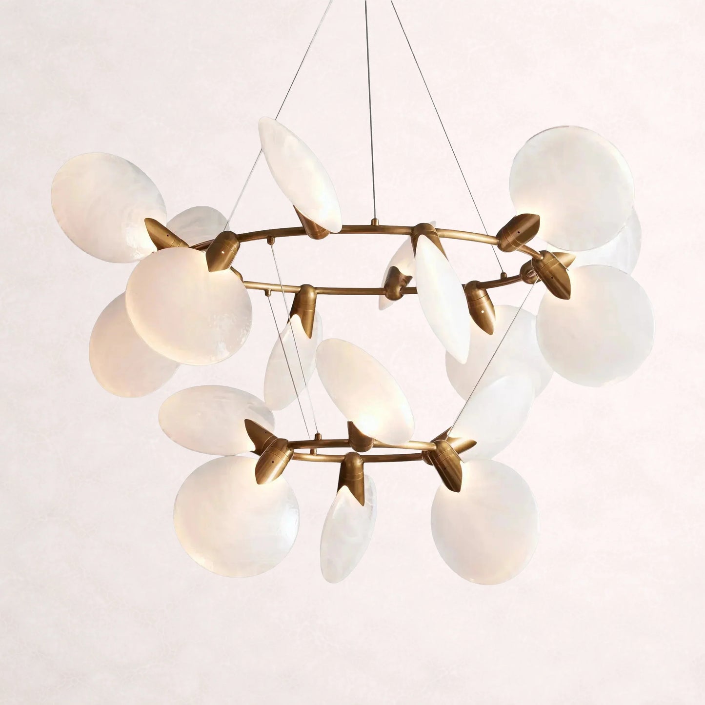 Lyla 2-Tiered Halo Chandelier