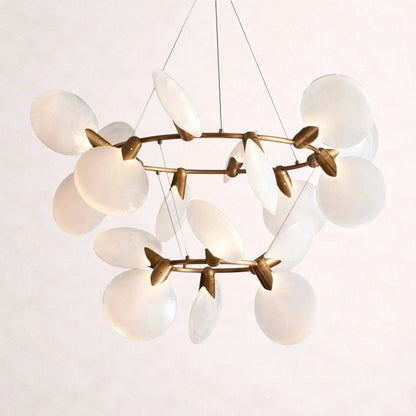Lyla 2-Tiered Halo Chandelier