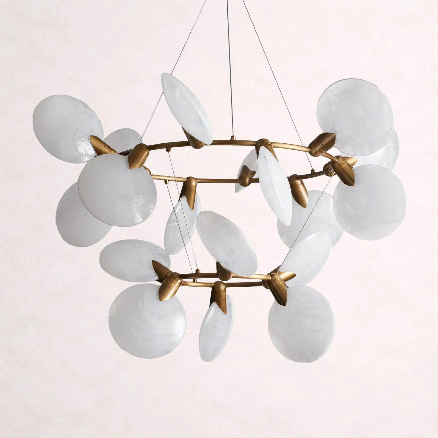 Lyla 2-Tiered Halo Chandelier