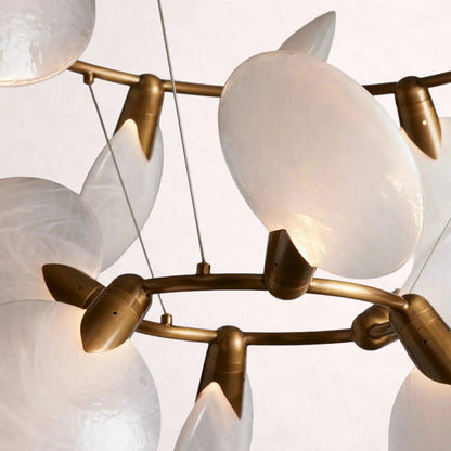 Lyla 2-Tiered Halo Chandelier