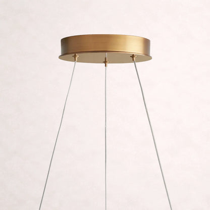 Lyla 2-Tiered Halo Chandelier