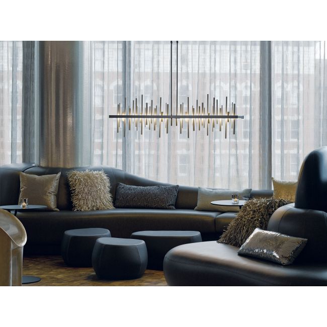 Frostleaf Linear Pendant