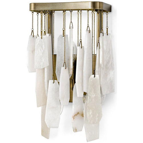 Crest Alabaster Wall Sconce