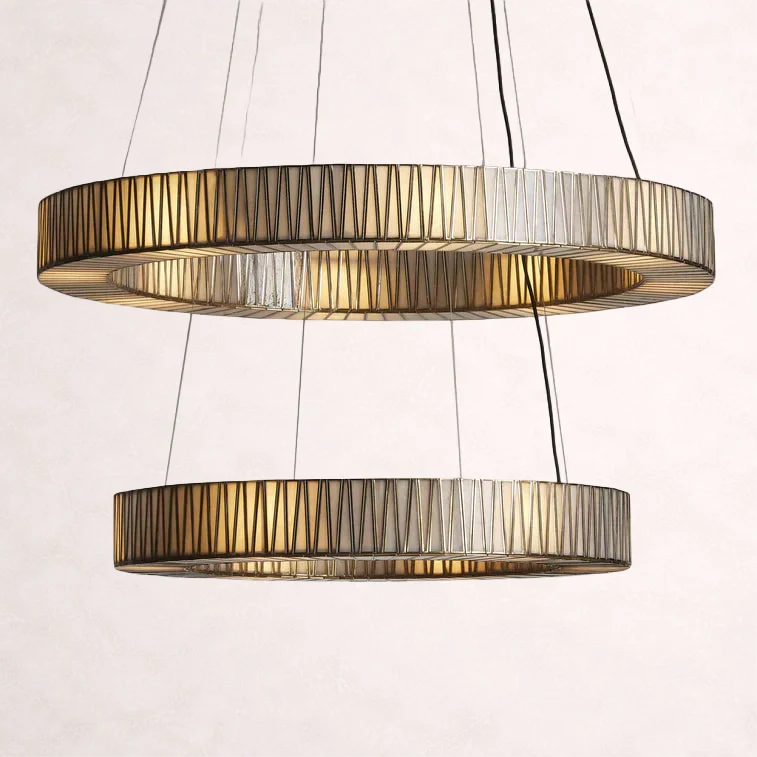 Jeunet 2-Tier Round Chandelier