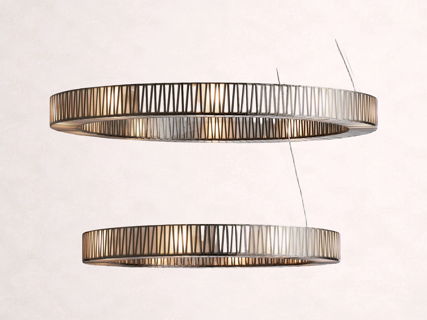 Jeunet 2-Tier Round Chandelier