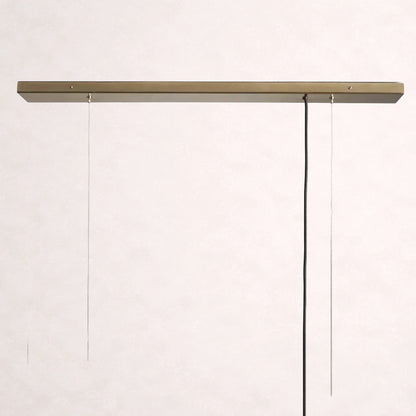 Art Glass Jeunet Rectangular Chandelier