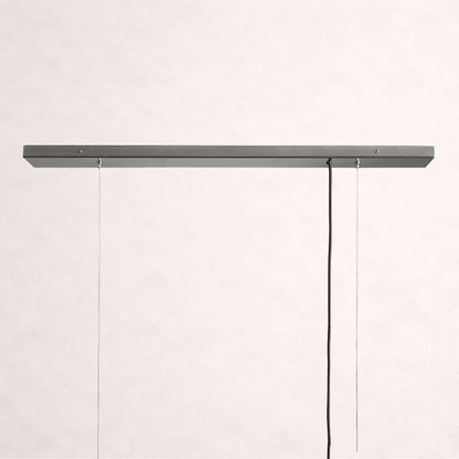 Art Glass Jeunet Rectangular Chandelier
