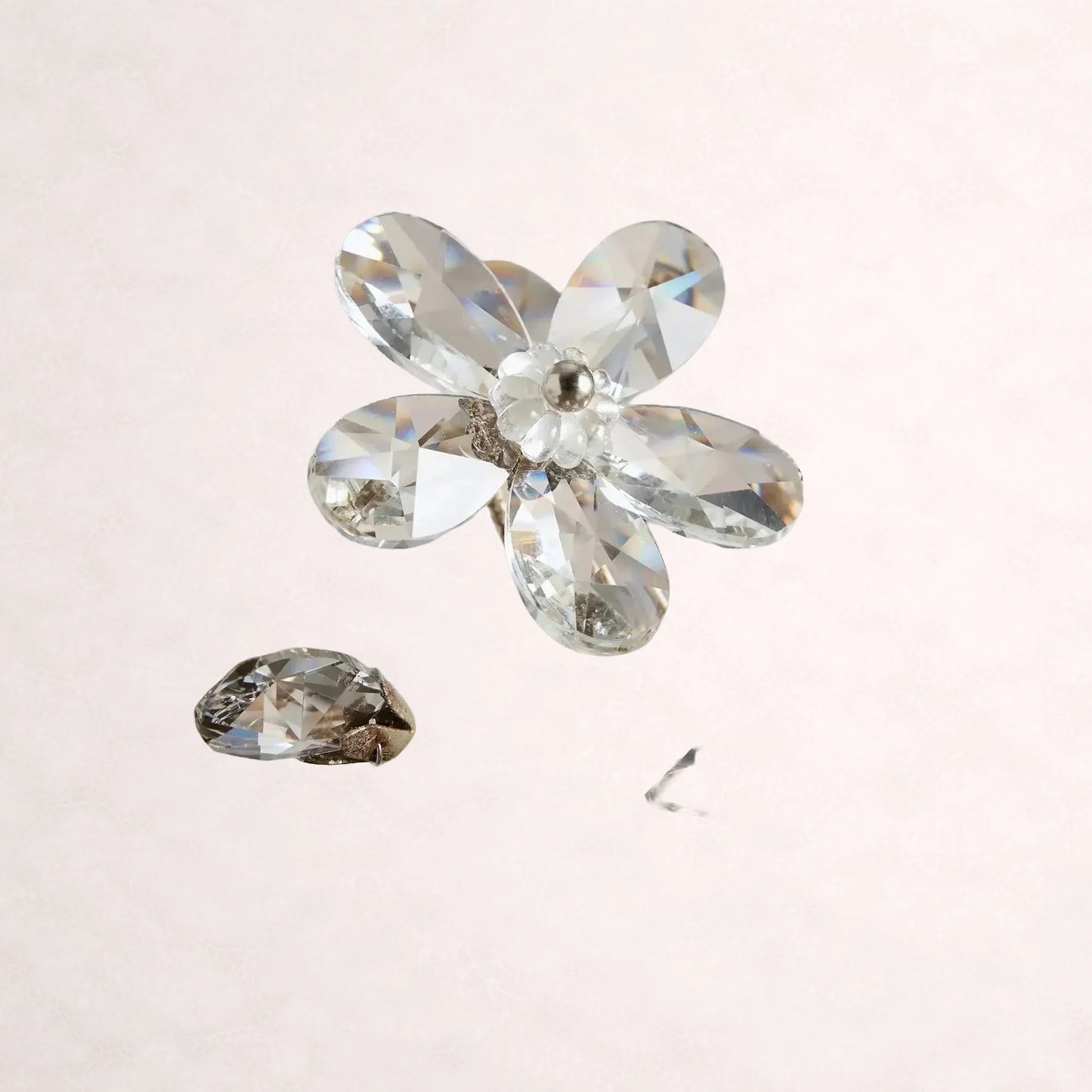 Crystal Flowers Fiore Linear Chandelier