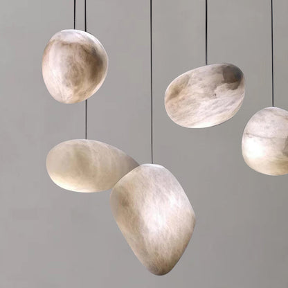Alabaster Natural Stone Pendant, Creative Pendant Light - Richardrider