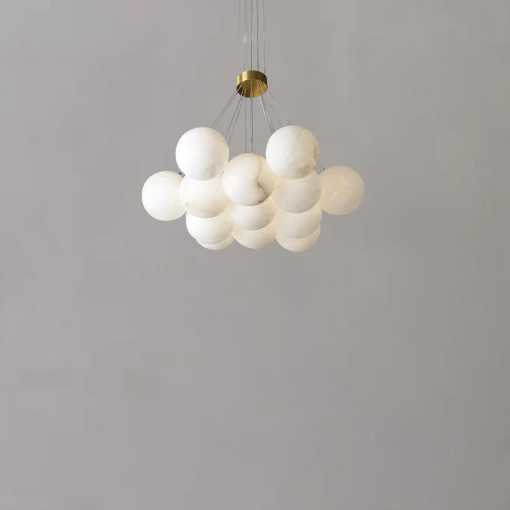 Alabaster Globe Art Pendant Light - Richardrider