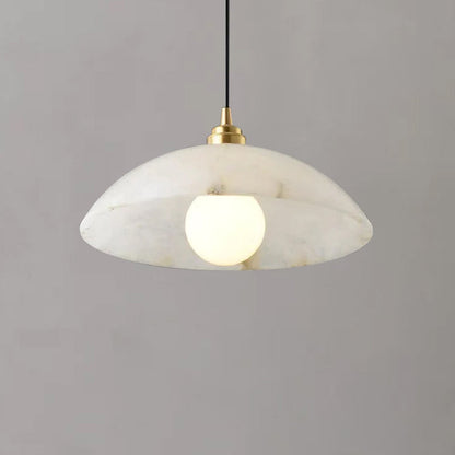 Alabaster Dome Pendant Light, Hanging Light For Living Room - Richardrider