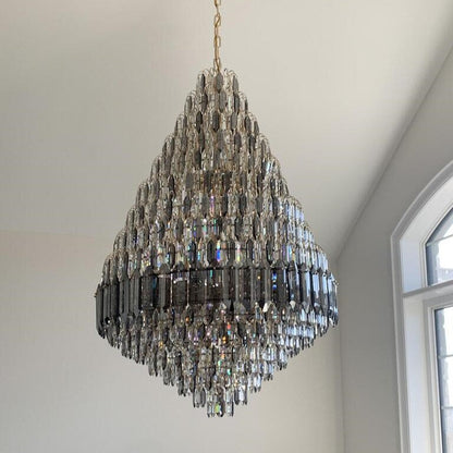 Staircase/Foyer Chandelier With High Clarity Crystals Luxury Ceiling Light - Richardrider