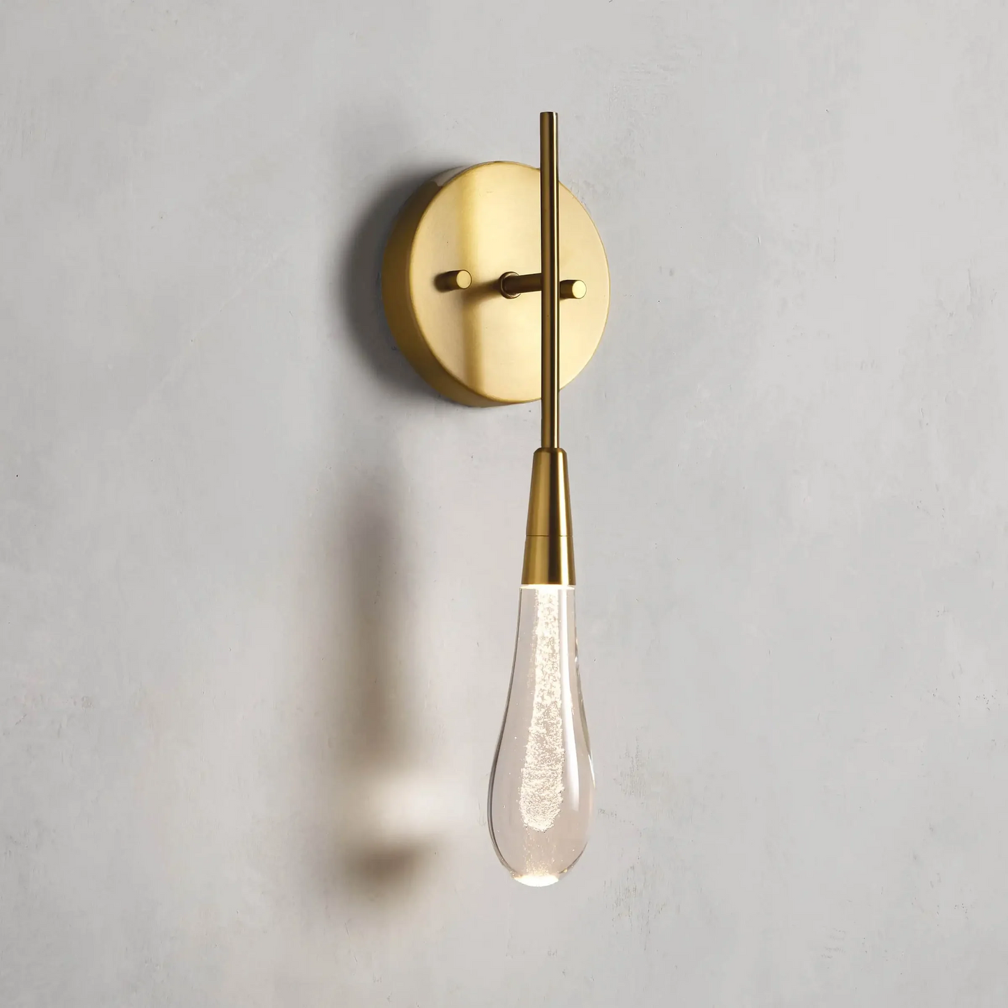 Soltaire Crystal Wall Sconce 5"W - Richardrider