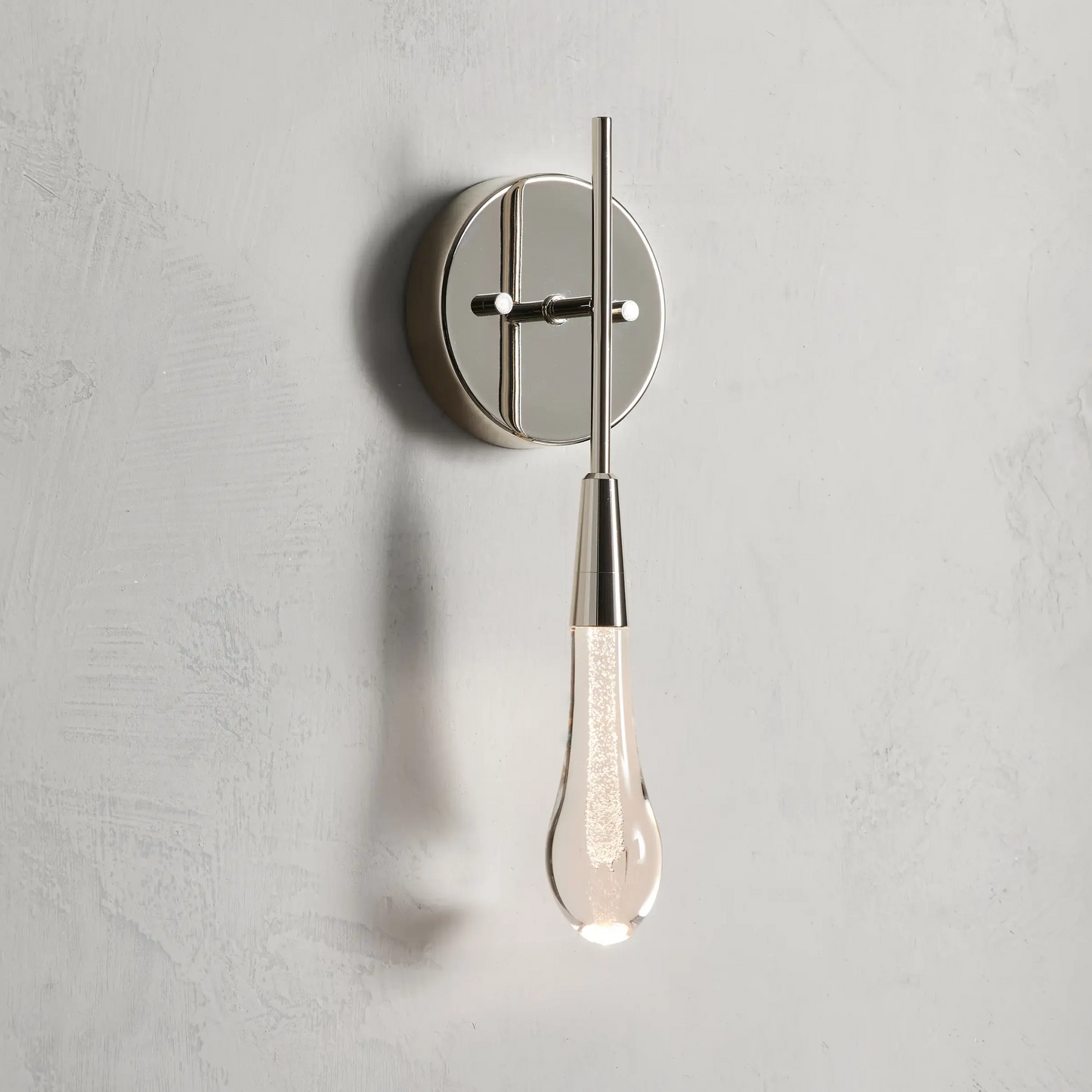 Soltaire Crystal Wall Sconce 5"W - Richardrider