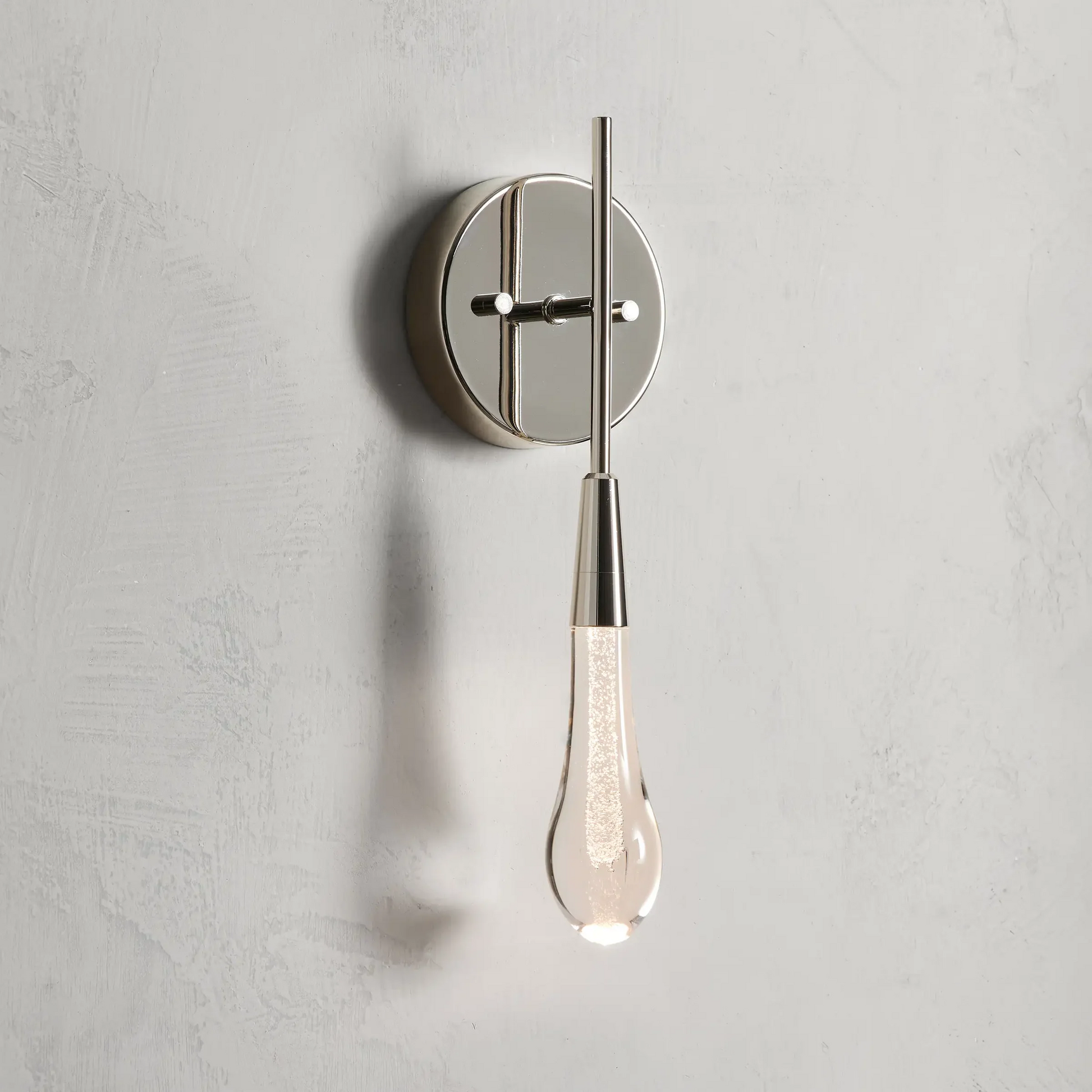 Soltaire Crystal Wall Sconce 5"W - Richardrider