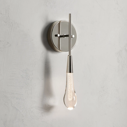Soltaire Crystal Wall Sconce 5"W - Richardrider